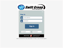 Tablet Screenshot of mail.swiftel.com